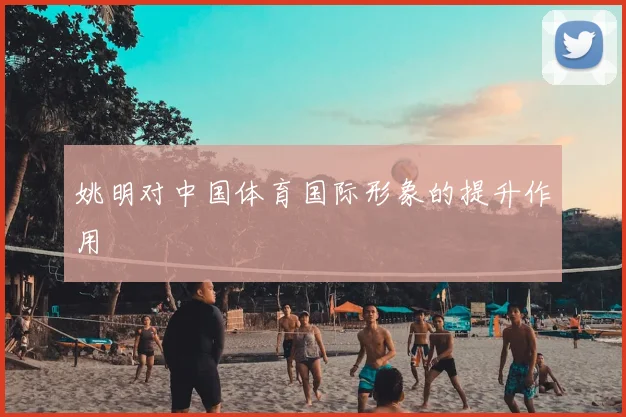姚明对中国体育国际形象的提升作用